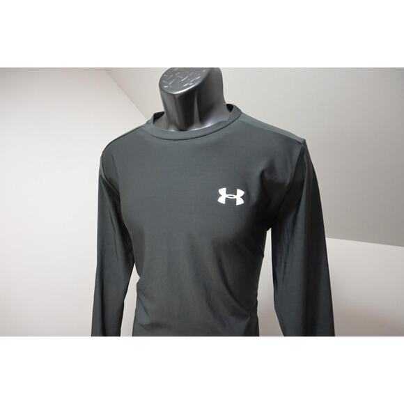 Under Armour Compression Gym Shirt Long Sleeve Athletic HeatGear Mens Sz 2XL XXL - Picture 1 of 9